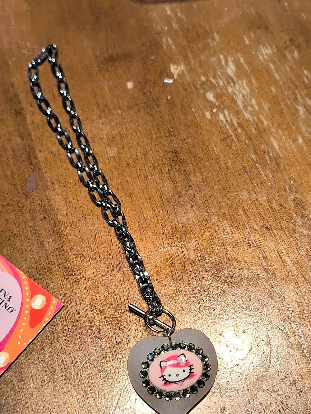 Tarina Tarinto Hello Kitty Heart Pendant Necklace